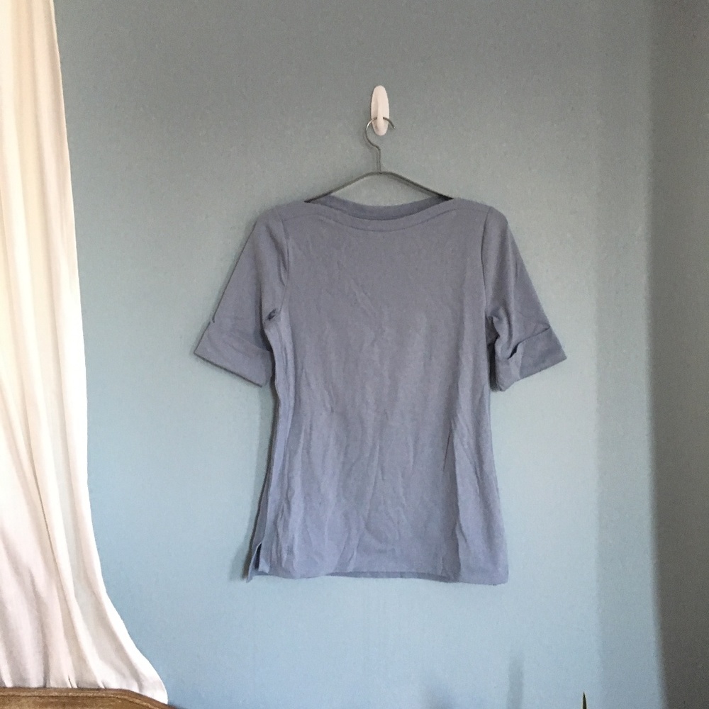 NWT Lauren Ralph Lauren Soft Sky Blue top